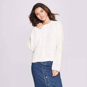 Universal Thread Chenille Cable Pullover